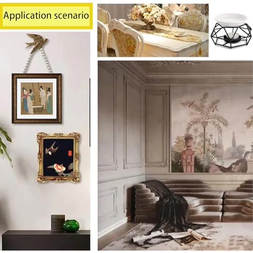 Wax Burner, Aromatic Oil Burner, Essence Oil Burner, Geometric Ceramic Essential Oil Candle Holder,Wax Melt Burner Warmer,Melter Fragrance Home Office Decoration For Creating Calming Ambiance To Home - Image 8