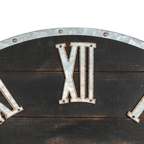 Glitzhome 27.5-Inch Oversized Farmhouse Clock