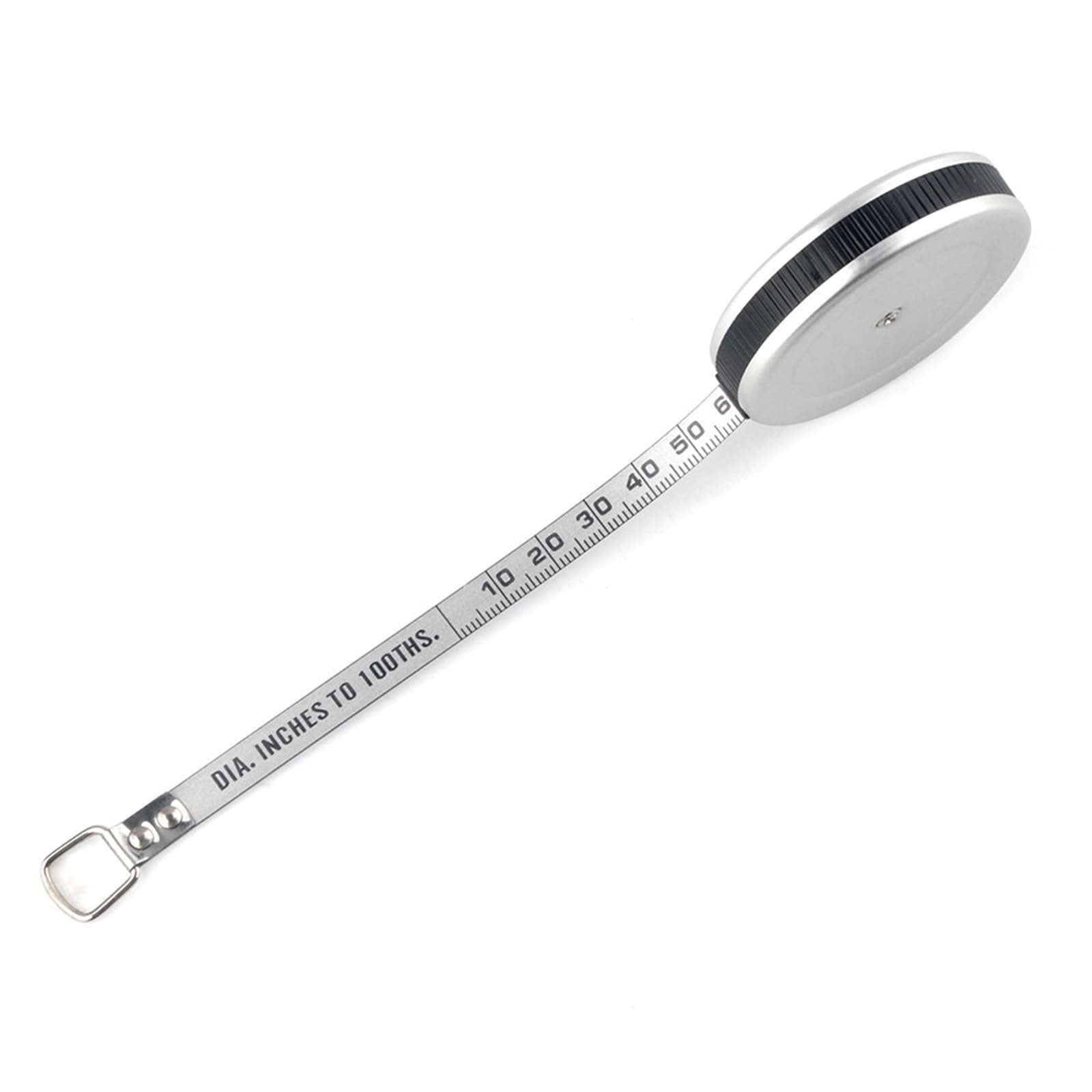 Retractable Measuring Tape Double Scale Readings Stainless Case Portable Up to 2 Meter Accurate Stainless Tape Measure