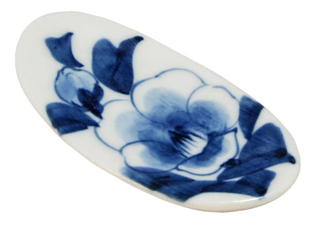 Amazon｜京焼 清水焼 陶あん 箸置 5個セット 染付草花 kta743｜箸置き