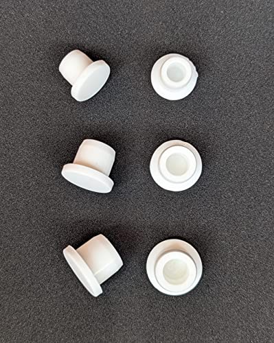 Silicone Stopper Replacement Plug for Salt and Pepper Shakers, Flower Pots, Bottles, Pipes etc 3/4“, 5/8”, 9/16” (6 pcs)