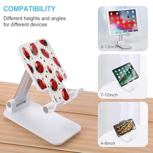 Soporte para teléfono celular plegable y ajustable VstaDank Red Ladybug 3