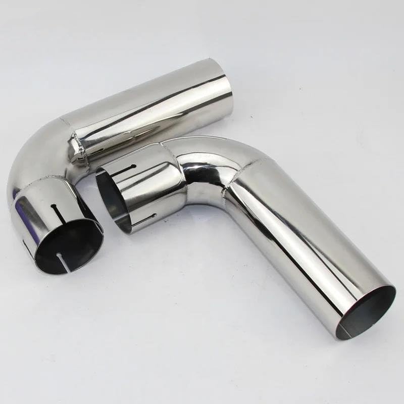 Tubo Scappamento Car Styling 90 Gradi Tubo Scarico Marmitta Tubo Coda In Acciaio Inox 304 Materiale Saldatura 54mm 66mm 73mm 76mm Terminali Scarico(54mm(150x250))