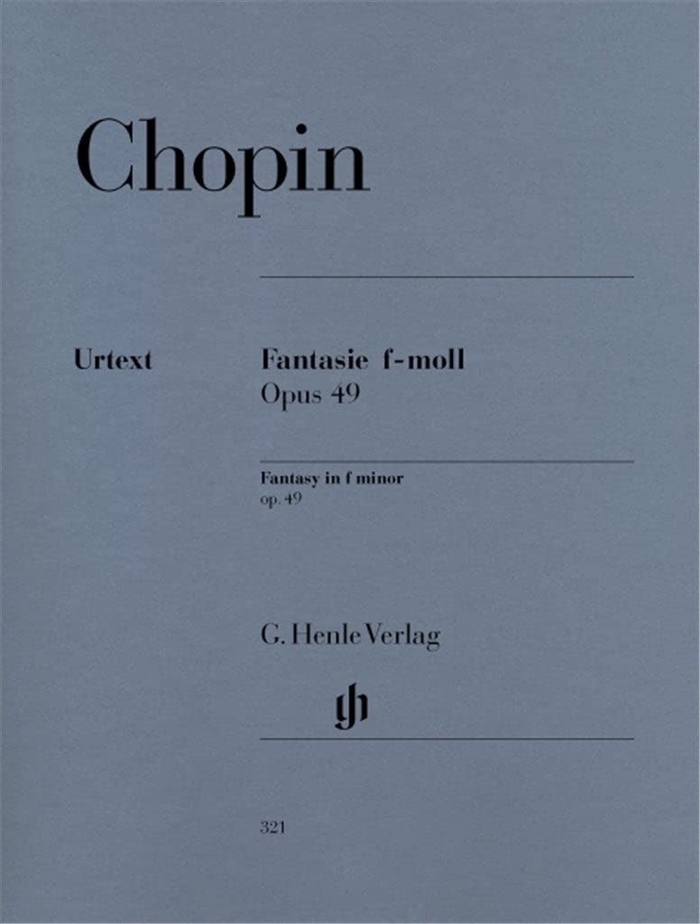 Fantasy f minor op. 49 - piano - (HN 321): Instrumentation: Piano solo