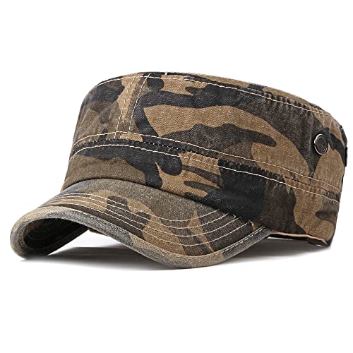 Casquette militaire unisexe camouflage cadet en taille unique réglable