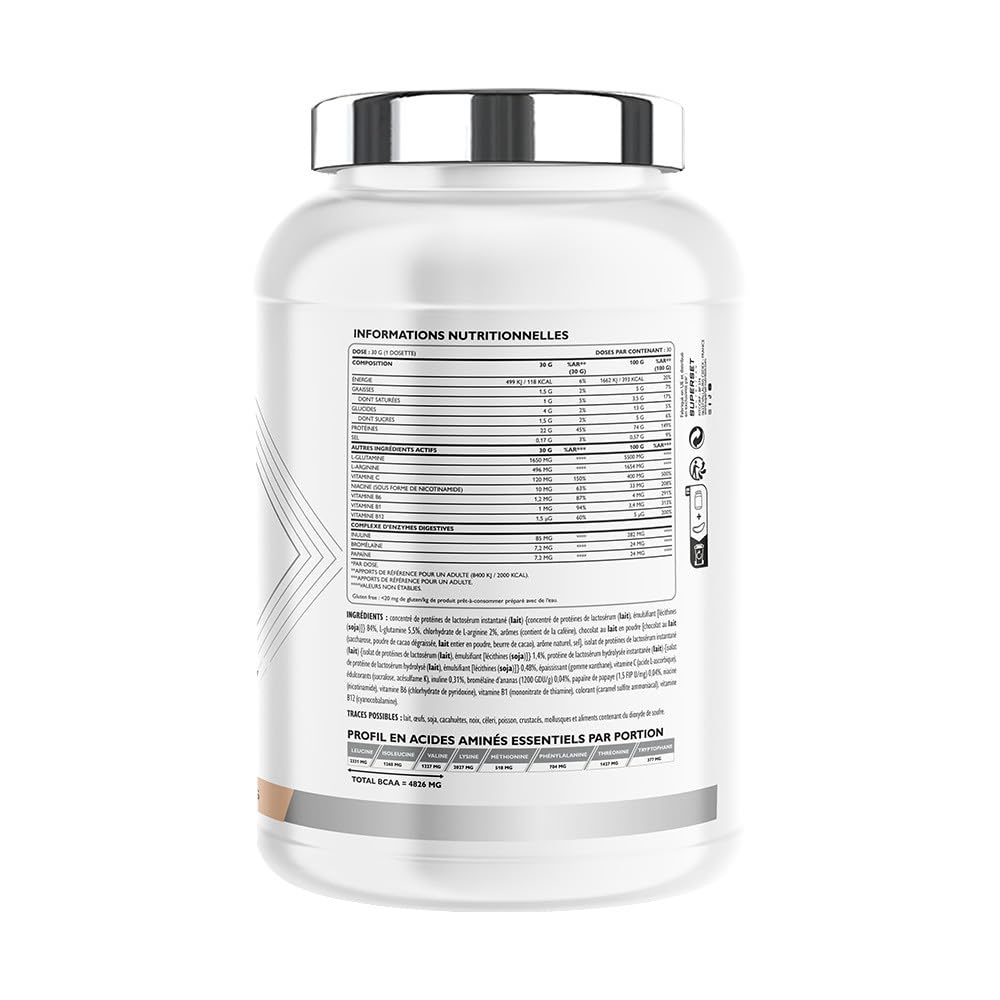 Superset Nutrition | Programme Prise De Muscle Sec Expert - 100% Whey Proteine Advanced 2kg Cookies - No Pump Xtreme Long Island Icetea - Créa Max - Xenatest Hardcore