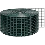 6'' x 148 ft Solar Panel Bird Guard Solar Panel Protection Mesh Screen Squirrel Critter Guard Roll Kit Pigeon Proofing PVC Coated Galvanized Steel Mesh Prevent Birds from Nesting Under Solar Panels