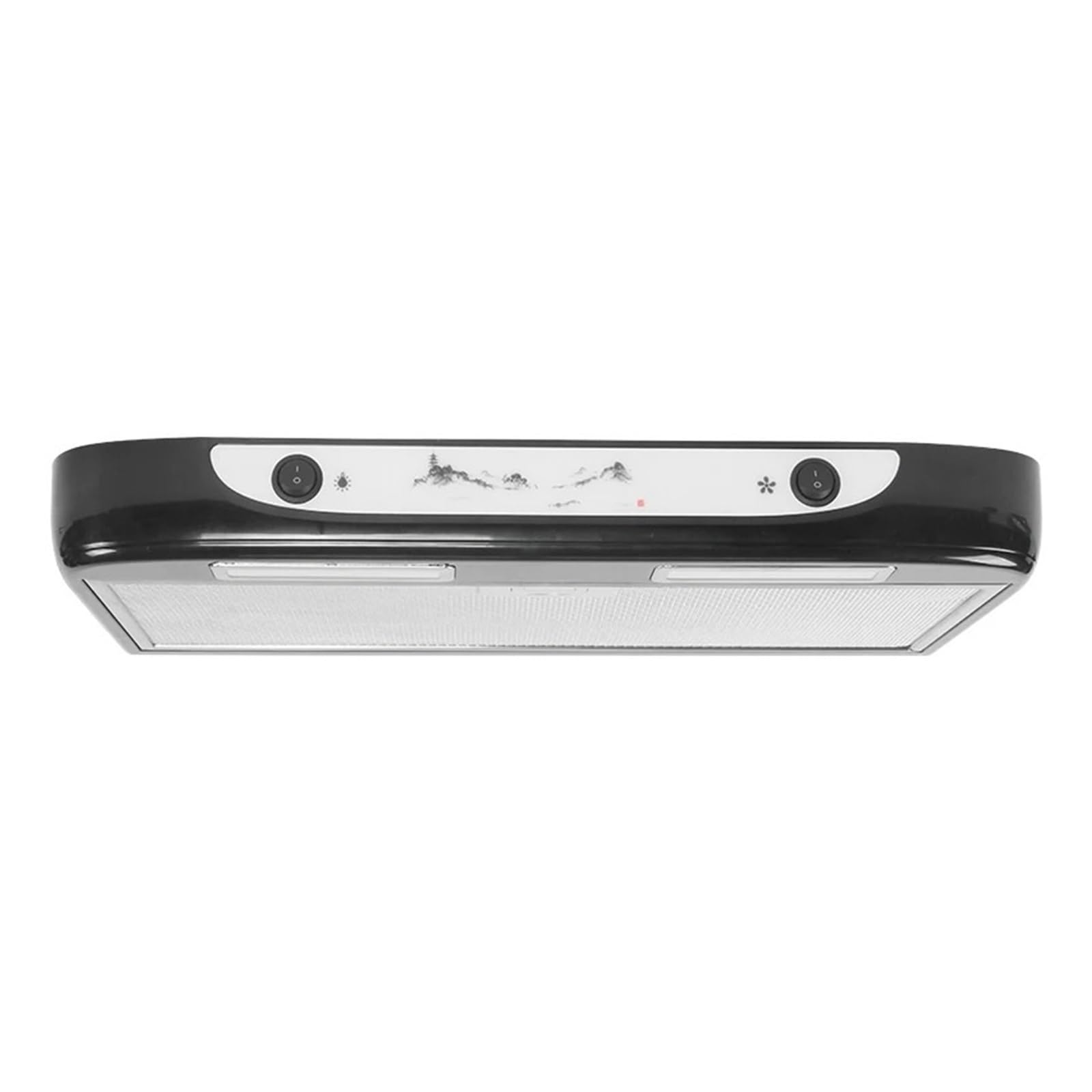 Campana extractora de cocina de 12 V con dos luces LED extraíbles y limpia for vehículos pequeños, utensilios de cocina for caravanas y autocaravanas Para modificaciones interiores y exteriores