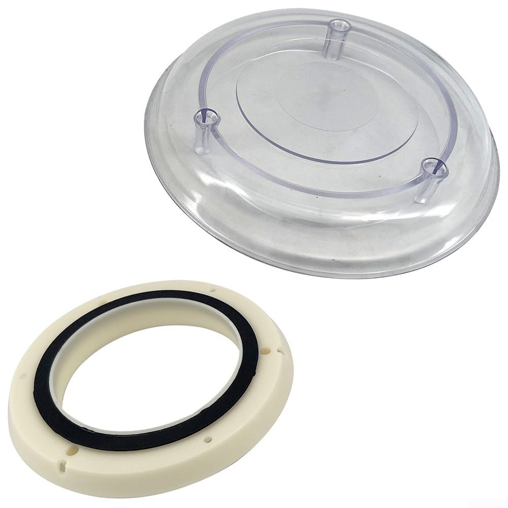 Prese d'aria rotonde da 22,9 cm, in acciaio inox, per prese d'aria marine, griglia A-ir V-ent, copertura per griglia di ventilazione, fori in rete, prese d'aria per camper, barche, roulotte