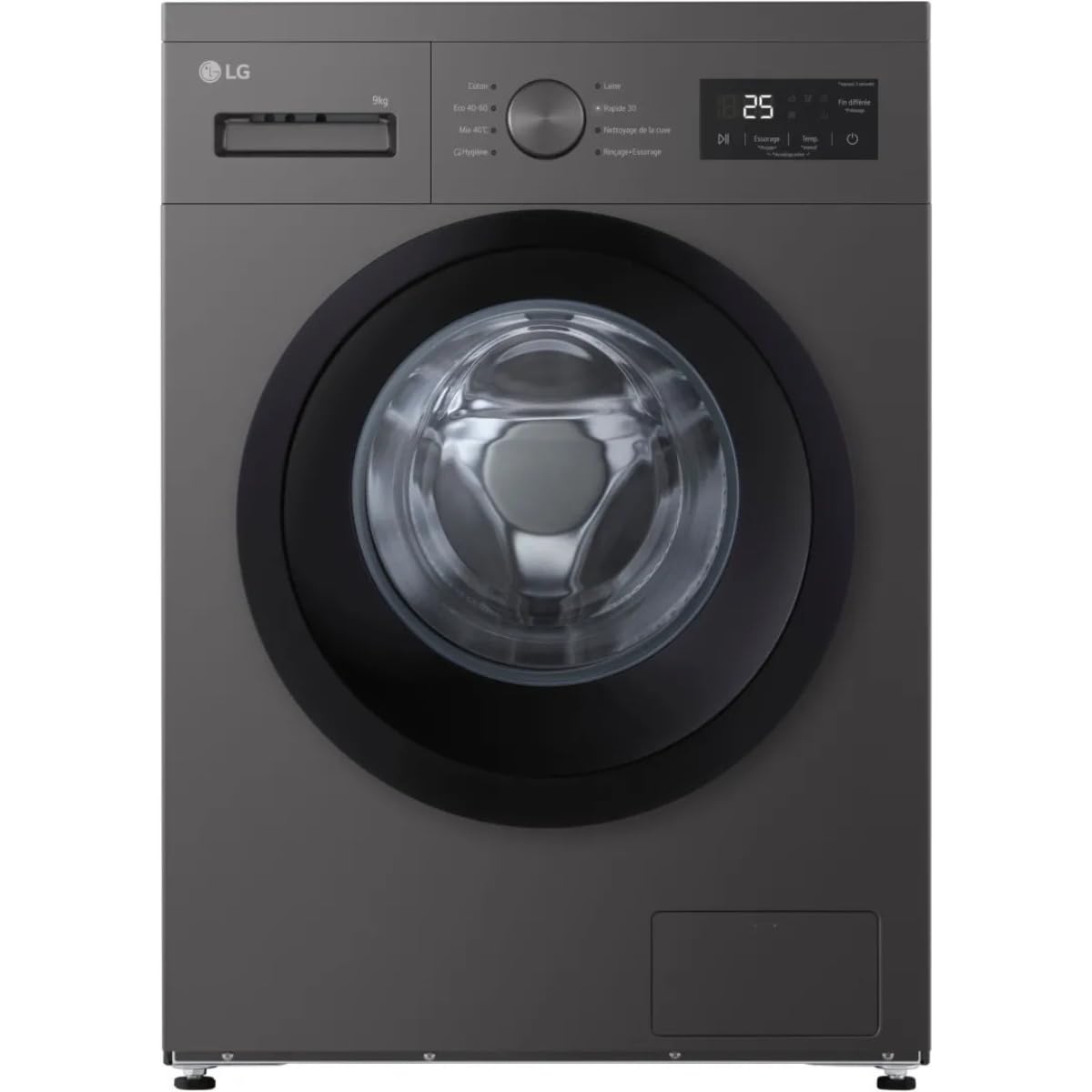 LG Lave-linge F94N14SLS, 9 kg, 1350 tr/min, Graphite