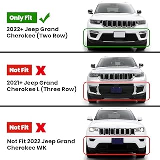 LASFIT Floor Mats & Cargo Liners for Jeep Grand Cherokee 2025 2024 2023 2022 New, Non-Slip All Weather Foot Mats, TPE Custom Automotive Floor Liners (NOT for WK or Grand Cherokee L)