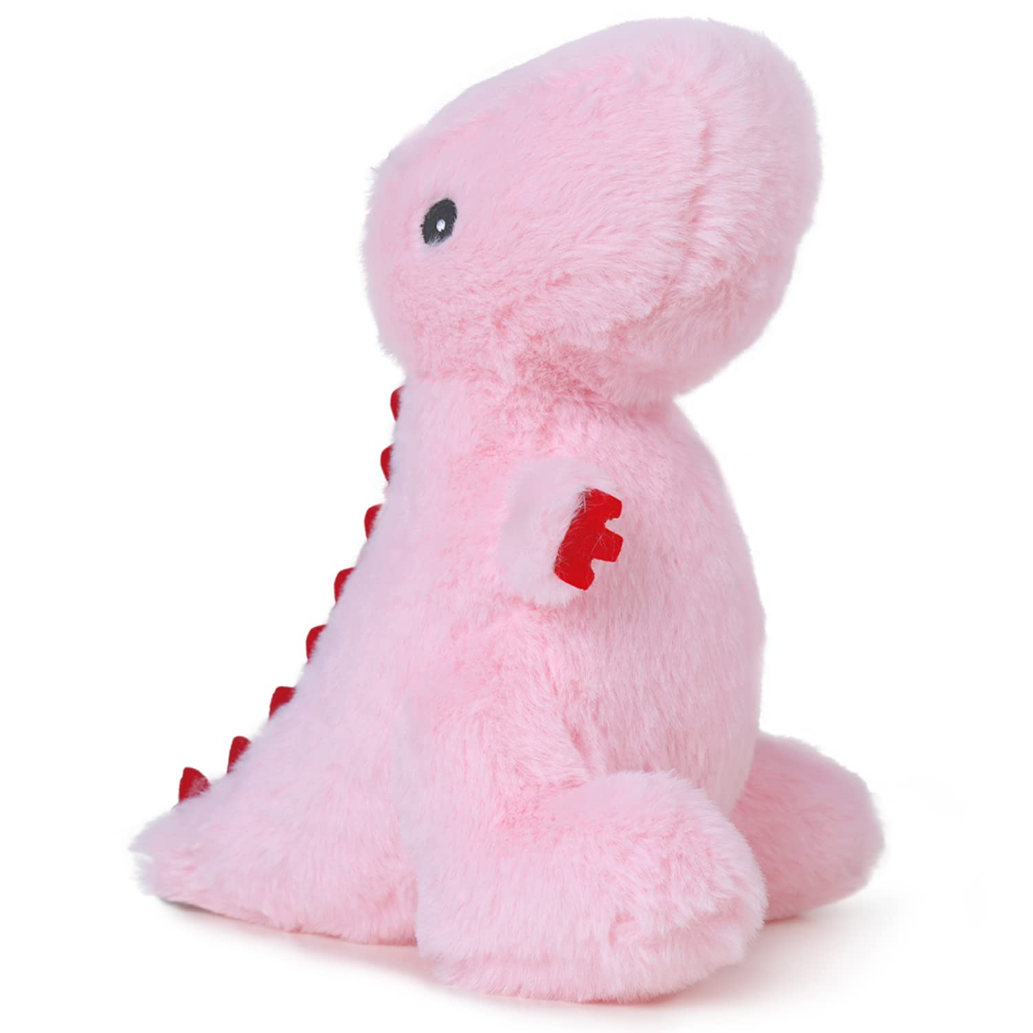 VANLINNY Dinosaur Plush Toys,Baby Stuffed Animals Soft Pink Tyrannosaurus  11