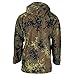 German Army Flecktarn Jacket Miltec Waterproof Parka Camo Men's military wet weather uniform (Medium)