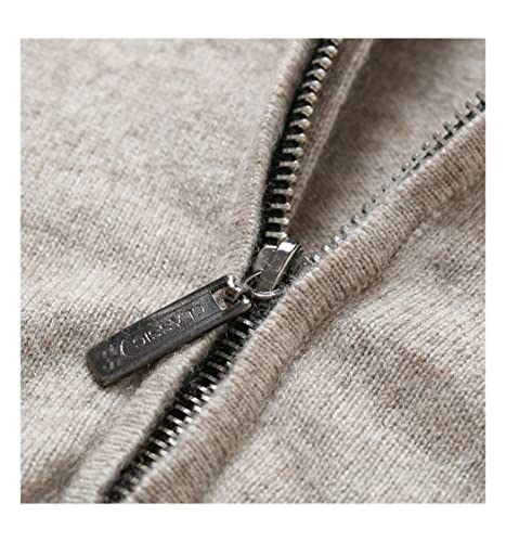 Pull col zippé homme cachemire rouge une douceur unique