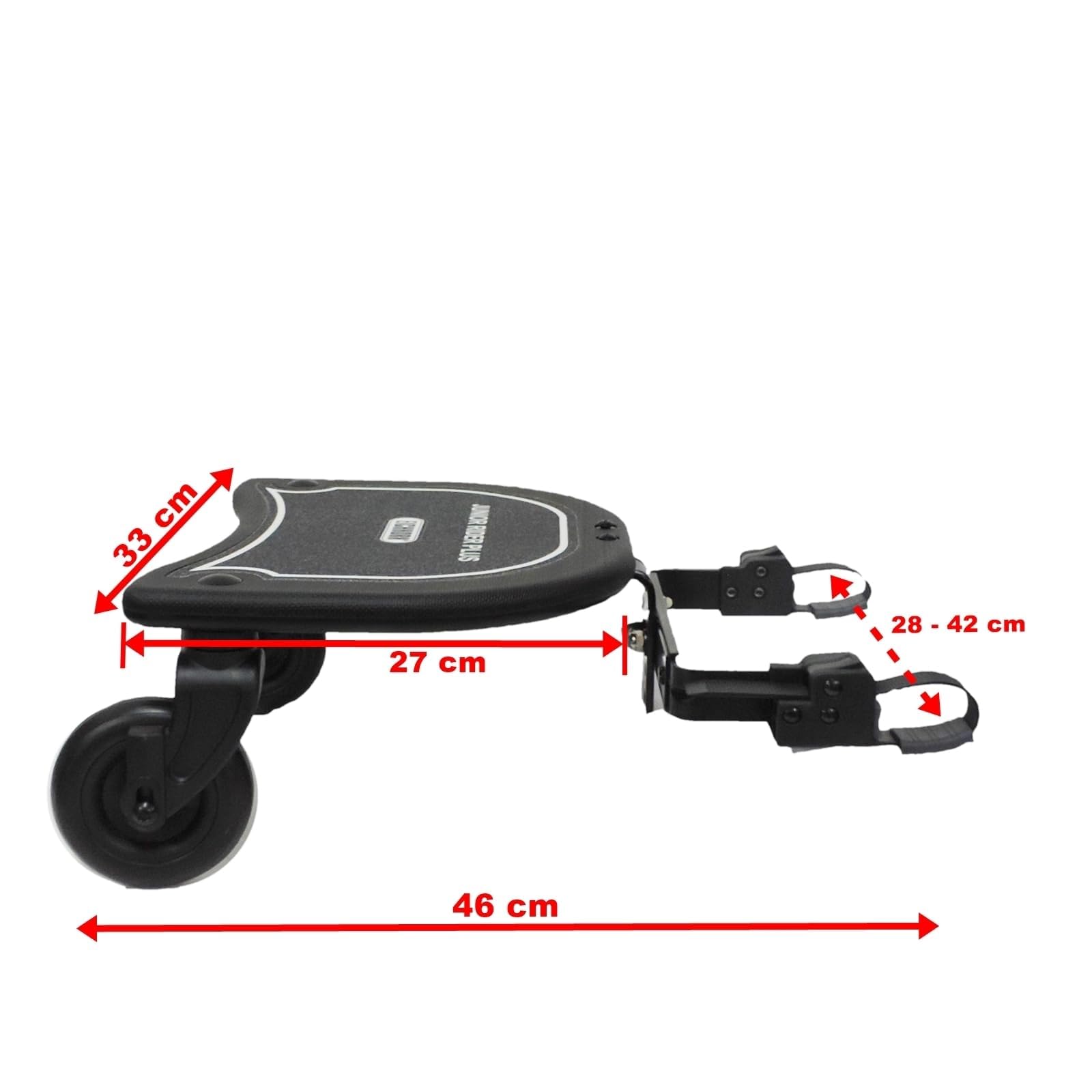 EICHHORN Kinderwagen Geschwisterboard Junior Rider Plus, bis 25 kg, zur Befestigung an Kinderwagen/Buggys