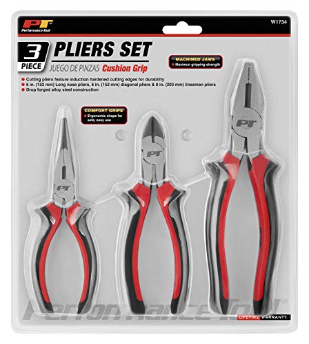 Image of Performance Tool W1734 3pc Pliers Set