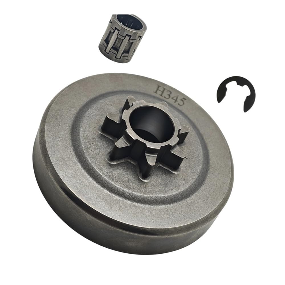 Oglozabp One Color 325 7T Clutch Drum Needle Bearing E-Ring Fit For 340 345 350 445 450 Chainsaw Replacement Part Spare 578097901