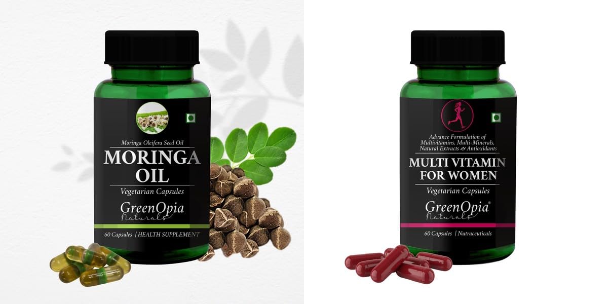 Moringa Seed Oil Multivitamins For Women Wellness Daily Vitality 60 CAPSULES-image-11