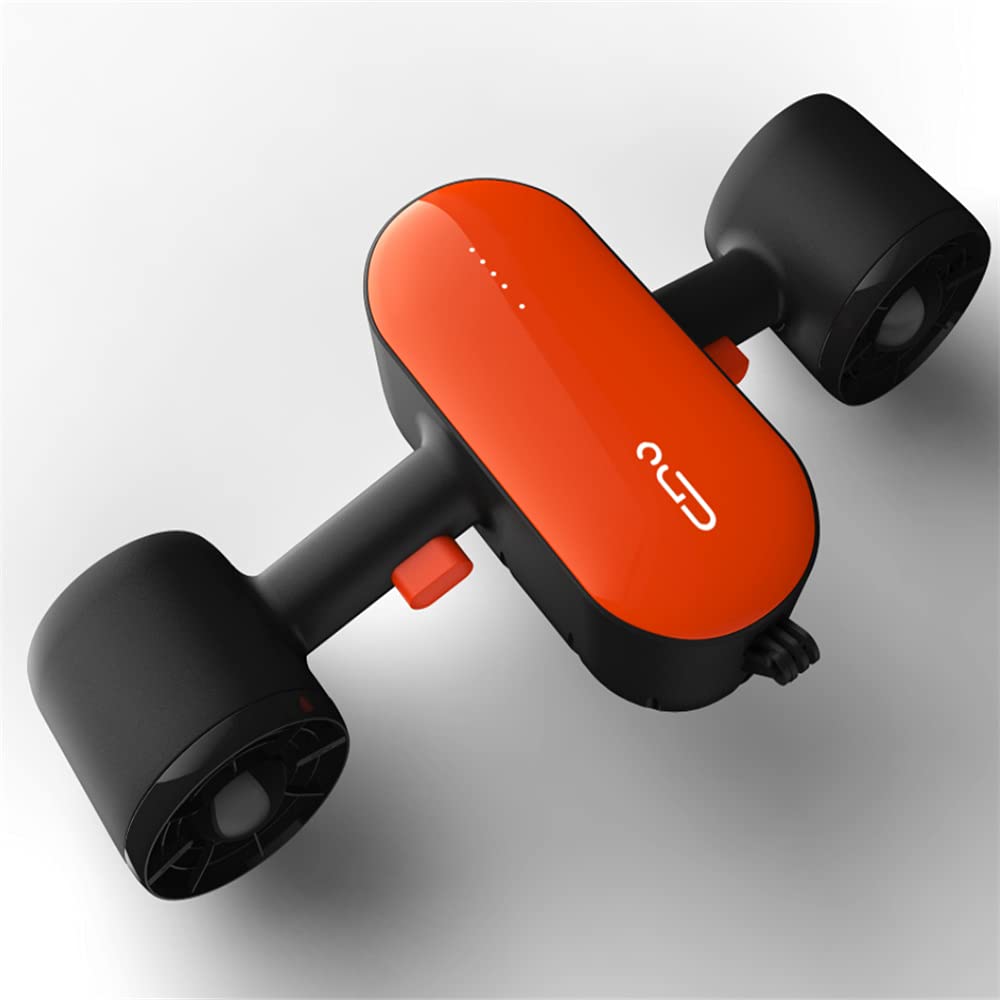 350W Electric Sea Scooter Jet Ski Underwater Scooter, 98ft Scuba Diving Equipment 45mins Swimming Pool Toys Water Scooter for Beginners Adults
