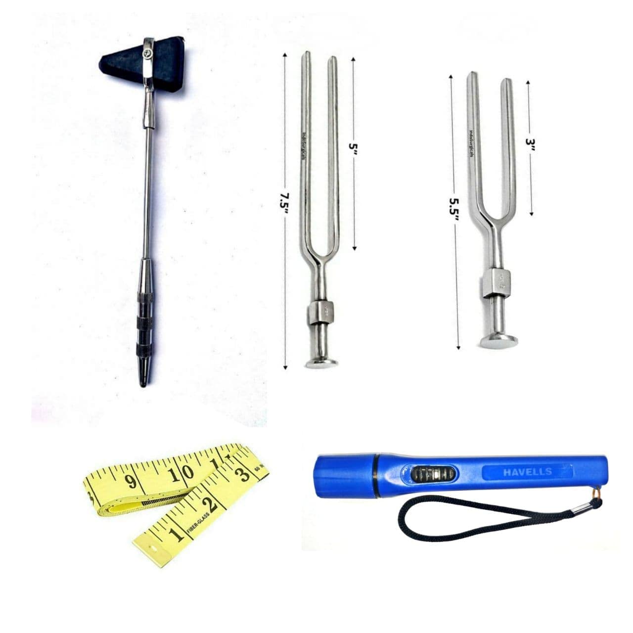Book birds Knee Hammer, Tuning Fork 512,Tuning Fork 128,Measuring Tape,Pen Torch (B08MCFXYLB) Amazon Price History, Amazon Price Tracker