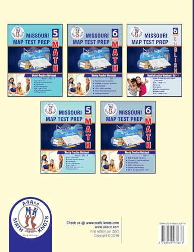 Missouri Assessment Program (MAP), 2nd Grade ELA Test Prep: Weekly Practice Work Book, Volume 1