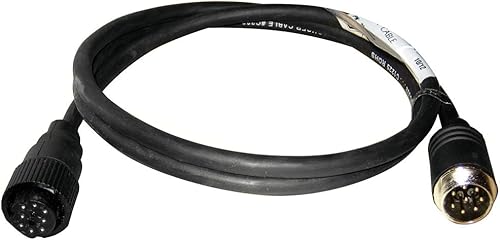 Cable adaptador Airmar 33-204 para Furuno con un enchufe hembra de 10 pines y un enchufe macho de 8 pines