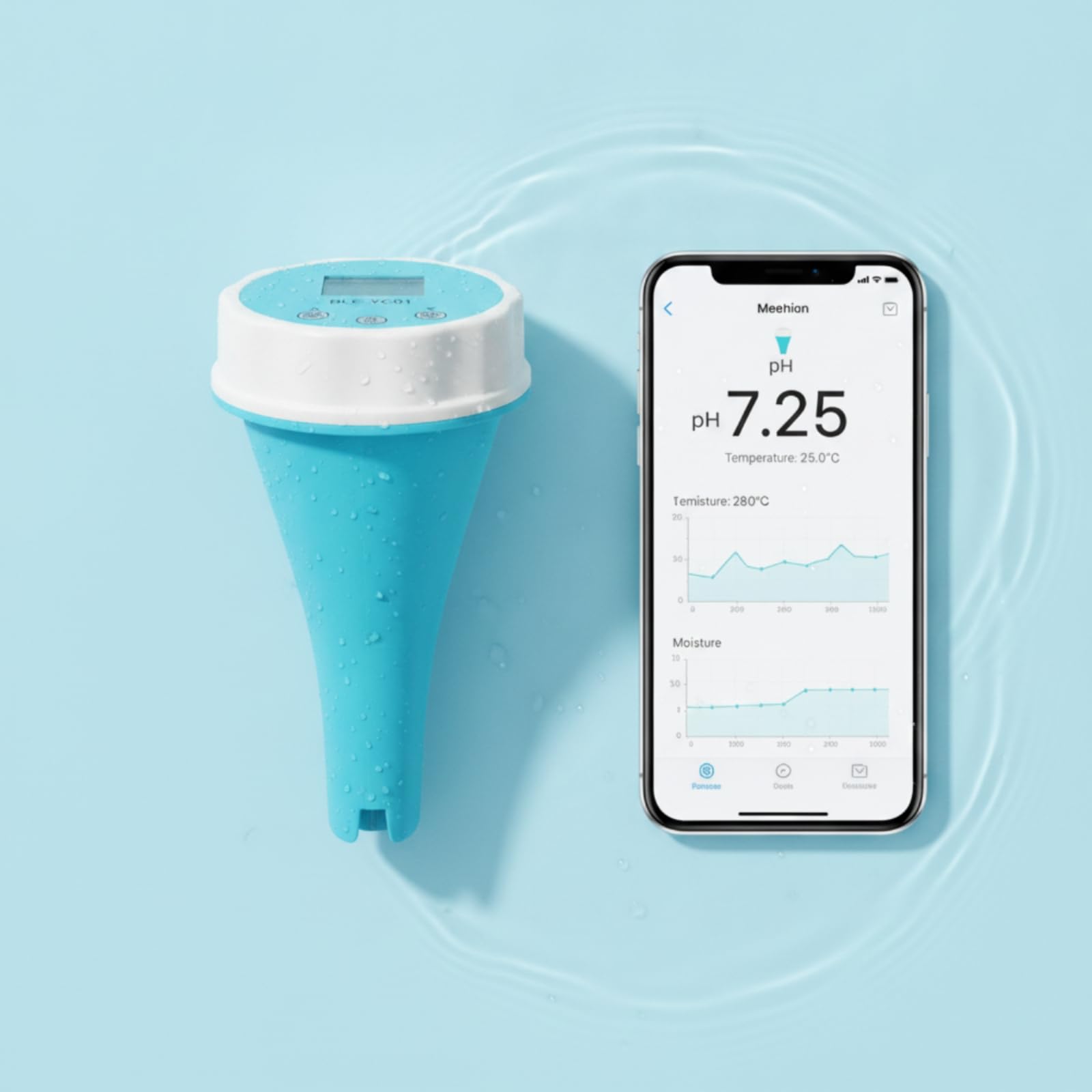 MagiDeal Industrial Tester de Agua Ph ORP TDS Temperatura Pantalla Clara Uso Fácil Diseño Ergonómico Adecuado para Piscinas Spas Acuarios Laboratorios Mantenimiento Doméstico