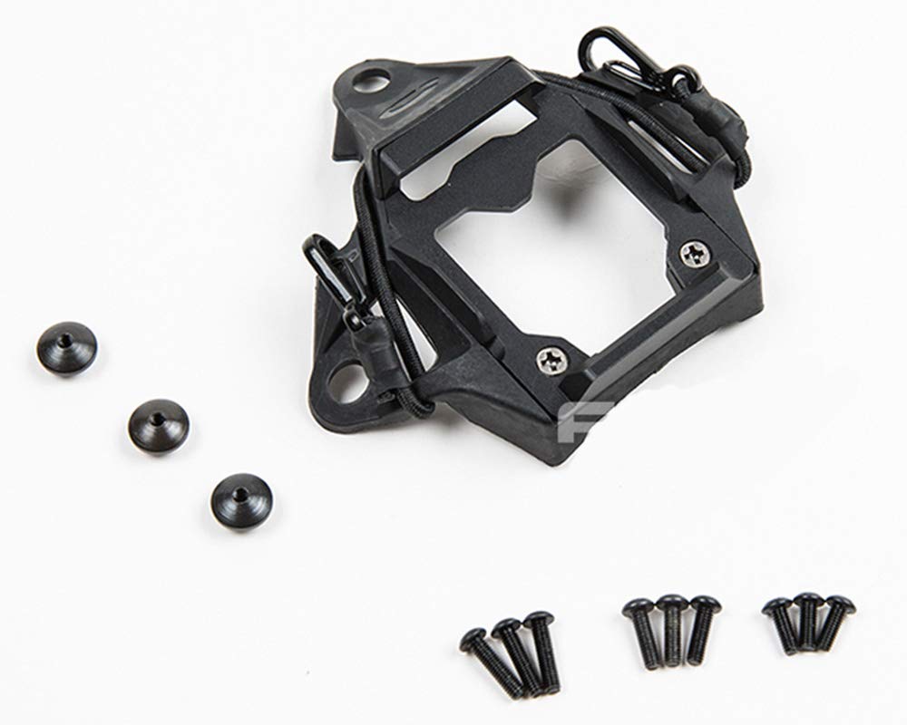 FMA Aluminum Airsoft Modular Bungee Shroud for SF Helmet L4G24 L4G19 NVG Mount (BK)