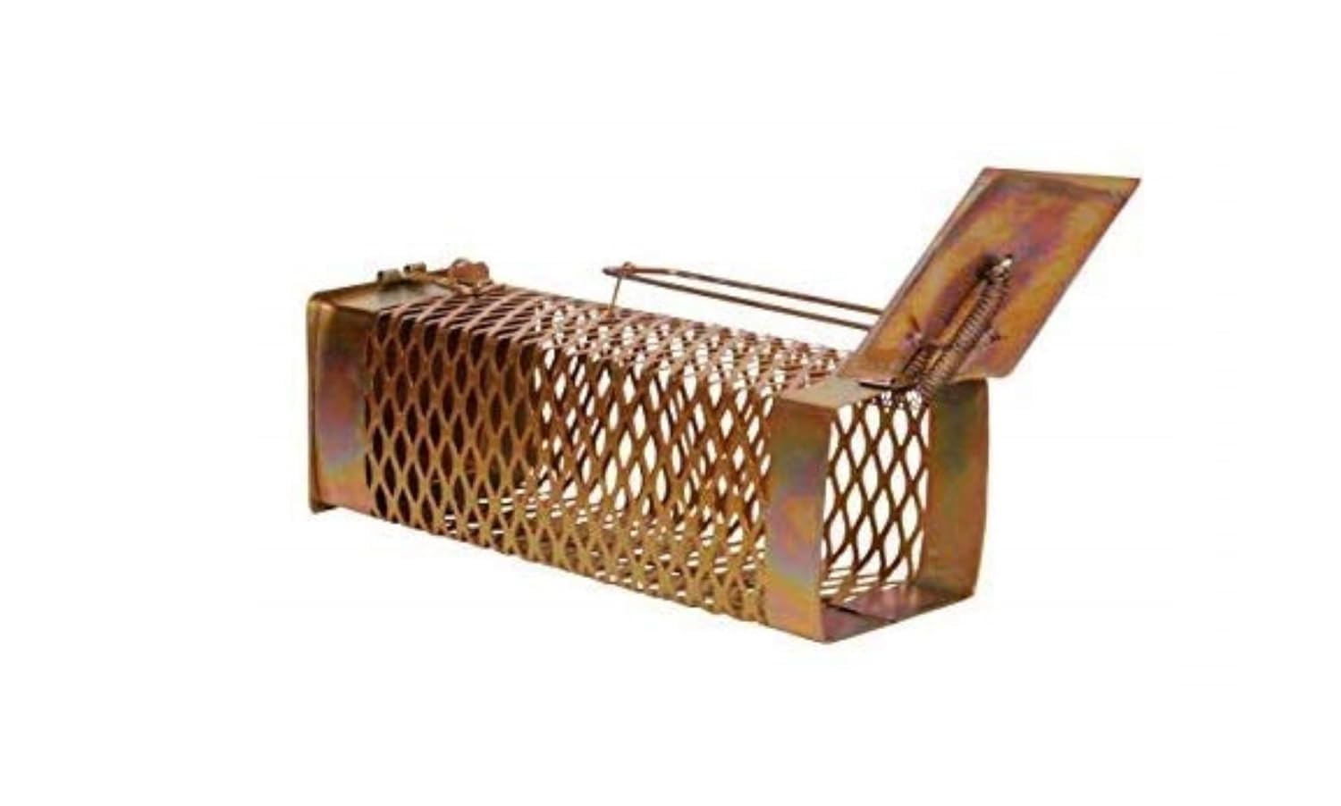Rat/Mouse/Rodent Small Trap Cage Rustic Copper Set of 1 Pcs (Diamond Trap), (22 X 8 X 8) Cm-image-20
