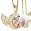 Gold Wing Blank Pendant