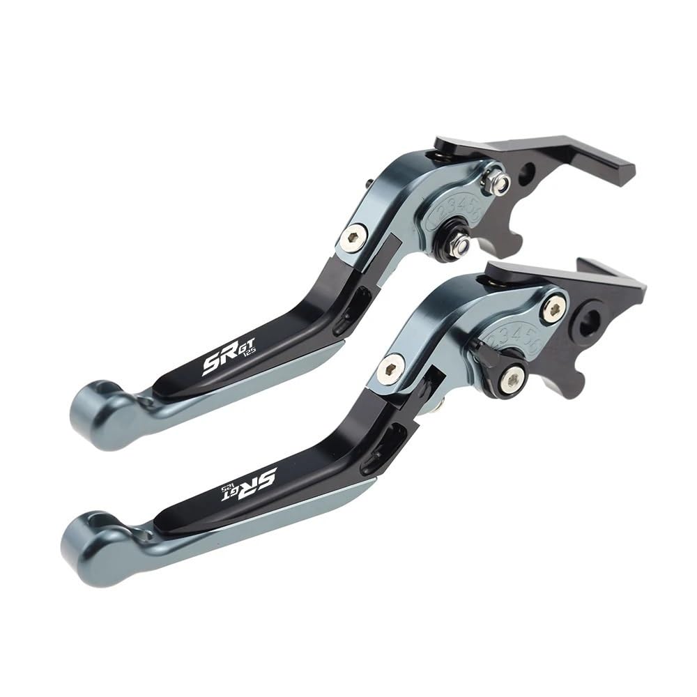 Beqlxta Color G1 Brake Clutch Adjustable Lever​ For Sr Gt125 2022 Clutch Levers For Gt 125 2021-2023 Folding Extendable Brake Handles Street Grips Handle And Ends Handlebar Grip(Color G1)