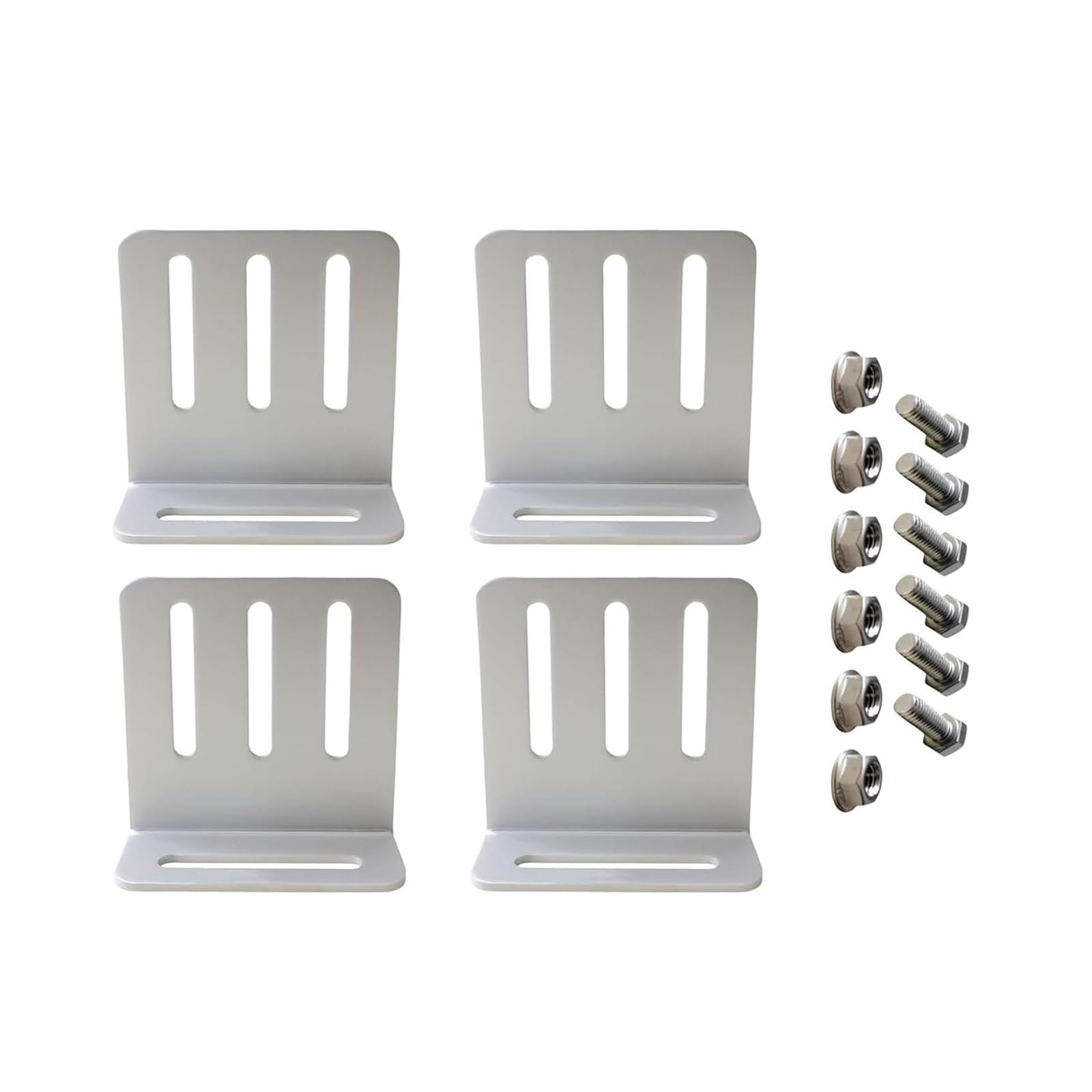 Hdoytxxm Two Pieces Permanent Aluminum Photovoltaic Panel Bracket Modifiable Mounting Structure For Mobile Yacht Agreement Air Immune Aluminum Photovoltaic Panel Parenthesis