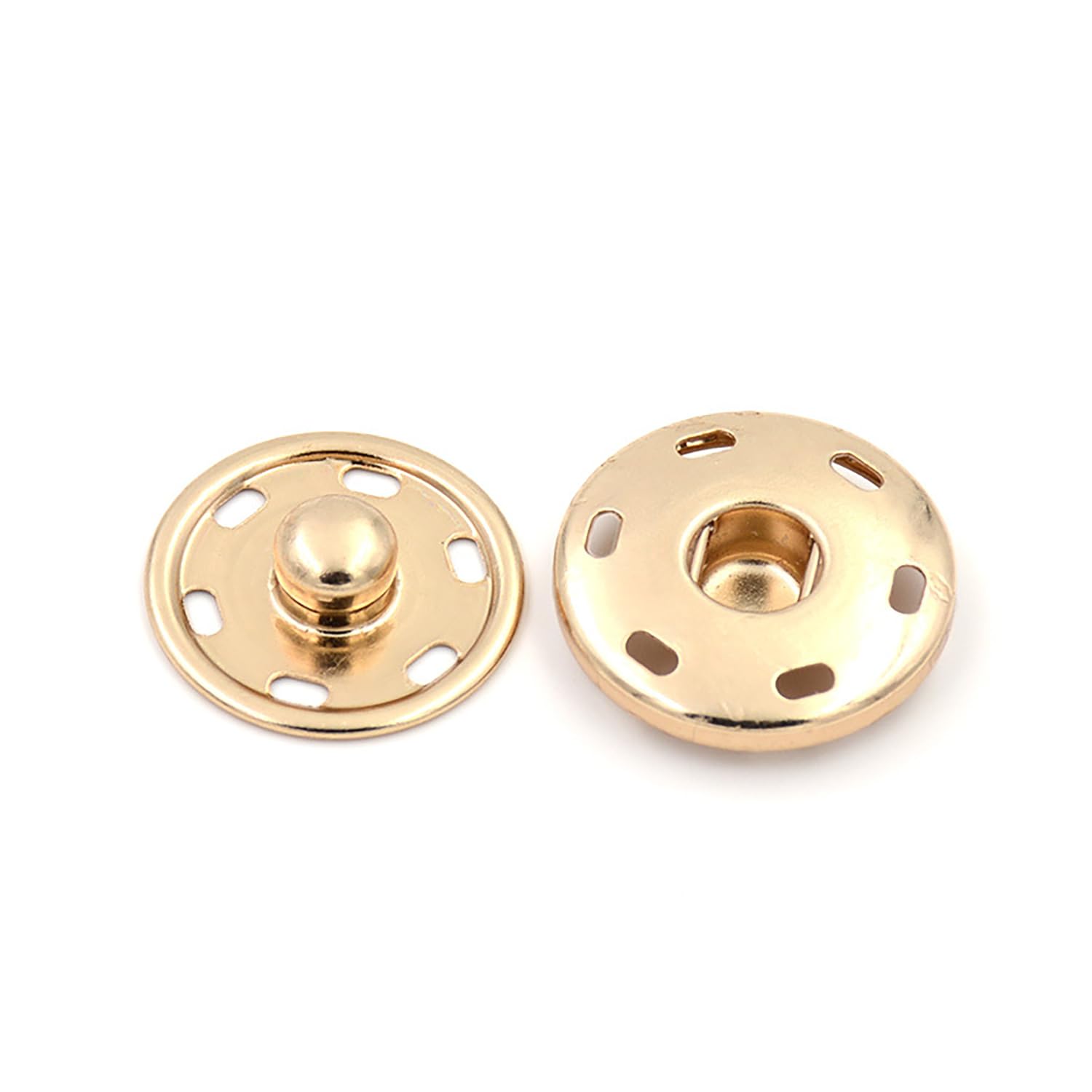 5 Pairs Snaps Sewing Clothes Shirts Top Backle Copper Buttons DIY Accessories — image 1