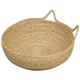 Polyvalent pour divers animaux de compagnie : parfait pour les chats, chiots, chatons, petits chiens et autres petits animaux, ce panier pour chat peut accueillir une gamme d'animaux de compagnie..Il offre un lieu de repos élégant et sûr, quelle que soit la taille ou la race de votre animal.