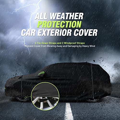 Image of Favoto Car Cover Waterproof All Weather Windproof for SUV 182-190 Inches