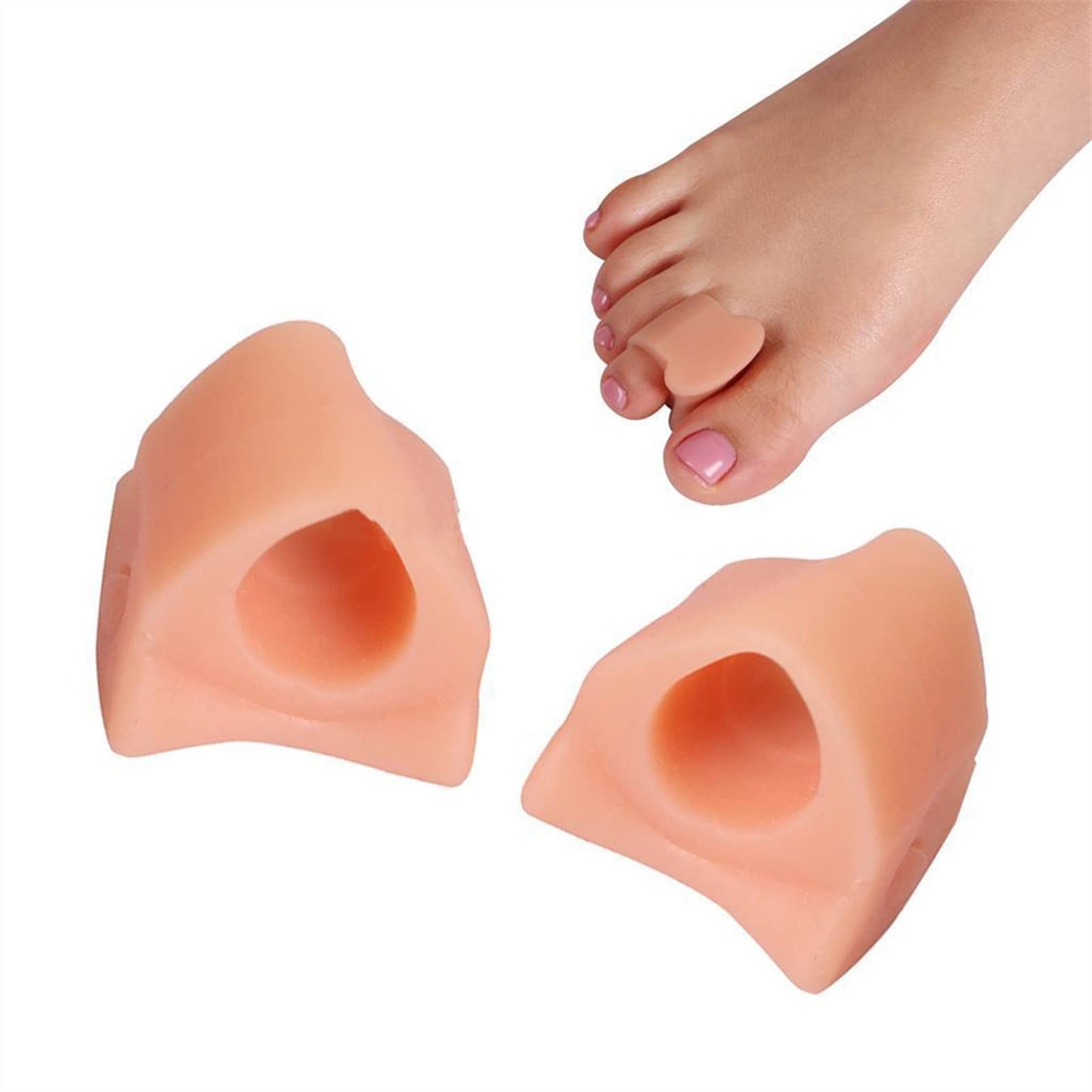 para żel silikonowy separator palców stopy prostownica zespół cieśni kanału nadgarstka dystanse korektor regulator palucha koślawego Relief Pedicure narzędzie do pielęgnacji stóp
