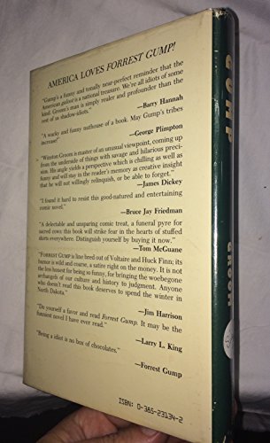 FOREST GUMP By WINSTON GROOM 1986 first edition... B00418Y63O Book Cover