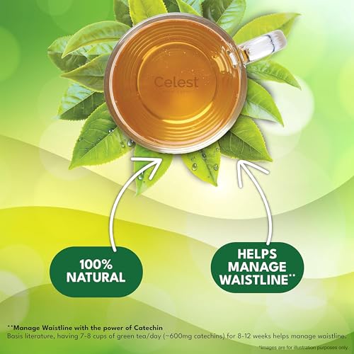 Image of Celest Green Tea Honey Lemon, 100 Bags (Pack of 2) | Green Tea Bags | Honey Lemon