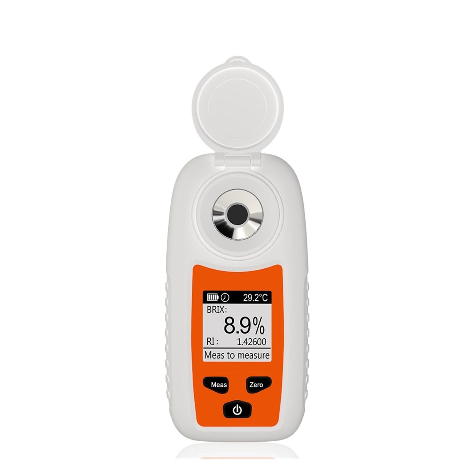 Cyfrowy Refraktometr Meter Sok Owocowy Napój Wino Piwo Zawartość Cukru Przyrząd Pomiarowy 0-35% Szybka Reakcja