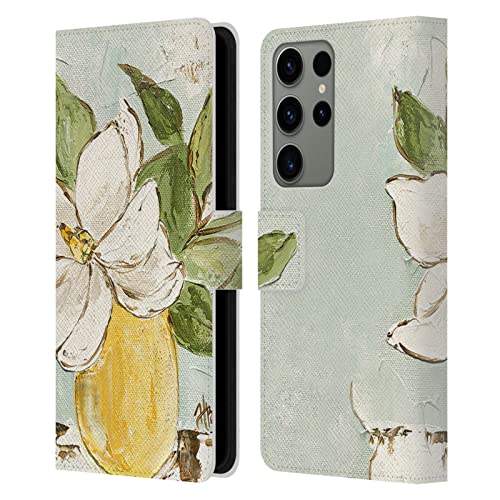 Carcasa Samsung S23 Ultra tipo libro evita arañazos con tapa pintura floral Haley Bush