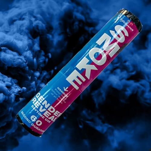 EXCLUSIVE ONLINE Gender Reveal Handheld Smoke Grenades - Easy to use-Perfect for Your Big Announcement (Blue) - Image 7