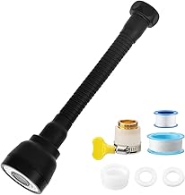 360° Swivel Kitchen Tap Extension, 3 Modes Aerator Kitchen Tap, Hand Shower for Sink, Universal Aerator Tap Spray Head