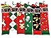 6 Pairs Women's Fancy Design Multi Colorful Patterned Knee High Socks,Christmas 2017,Size 9-11 ( Fit women shoe size 4 to 10 )