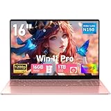 MITUNTUN Laptop Computer, Gaming Laptop N150 Rose Gold