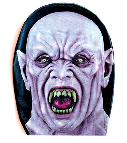OLYPHAN Vampire Mask Full Face - Scary Halloween Masks for Men Grey/White Nosferatu Monster Costume Adults