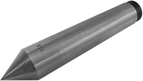 DBM IMPORTS MT4 Acero al carbono Sólido Punto Muerto Centro Torno Morse Taper #4 Punto de 60 Grados