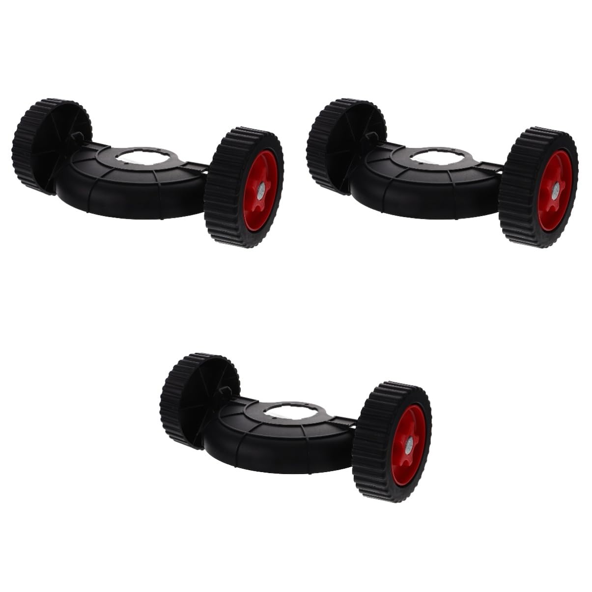 Sosoport 3juegos Rueda De Soporte Para Cortacésped De Caster Para Desbrozadora Instalación Accesorio De Jardinería Para Interior y Exterior
