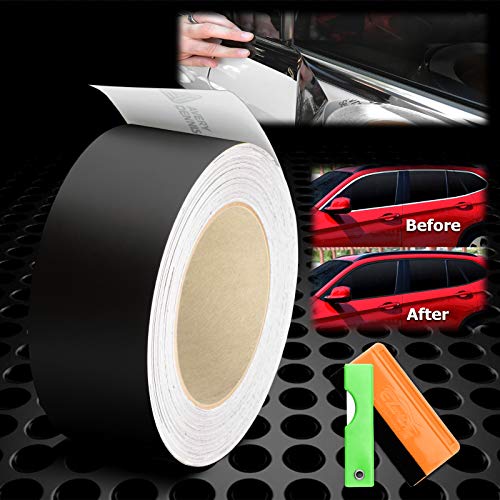 Free Tool Kit Avery Dennison Matte Black Vinyl Wrap Kit for Black Out Chrome Delete Window Trim Door Trim 2