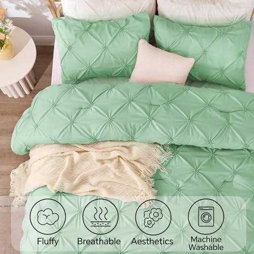 Image of BEDELITE King Comforter Set Sage-Green,Lightweight & Soft Comforter