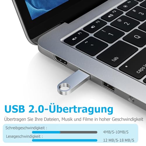Personalisierte Metall USB-Sticks 100 Stück mit Gravur Wunsch Text, Muster, Firmenlogo, Hochzeit Speicherstick USB 2.0 Flash Drive Individueller 128MB/512MB/1GB/2GB/4GB/8GB/16GB/32GB